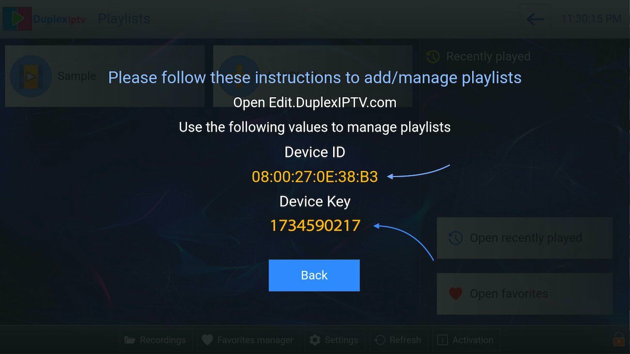 Korak 2 - Device ID